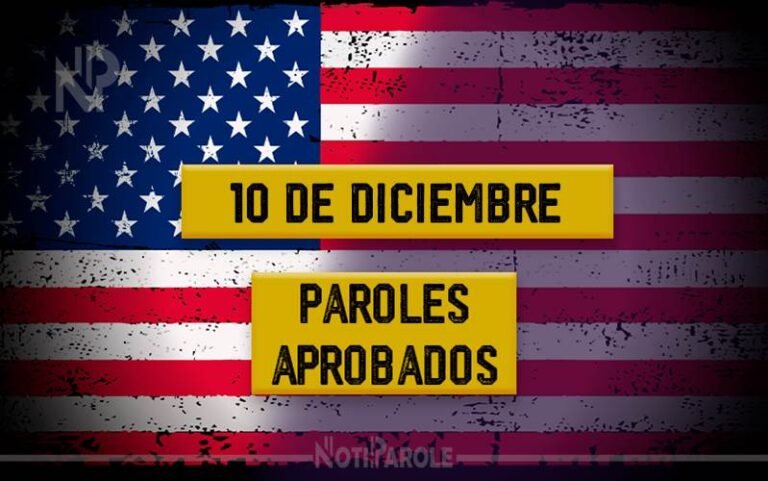 Paroles Aprobados 10 de diciembre (Cuba) - notiparole.com