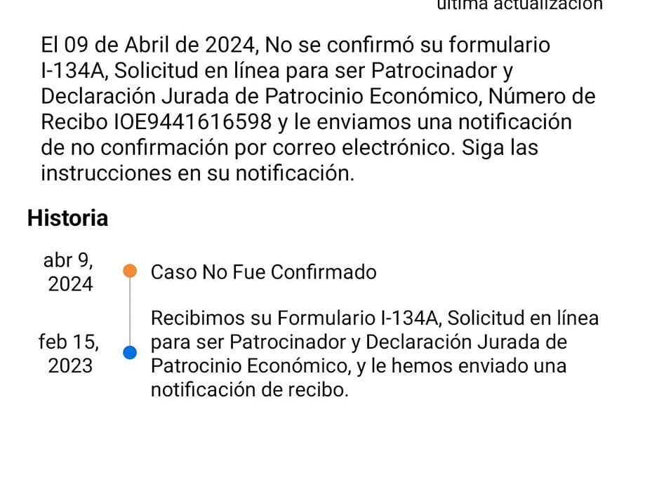 caso NO confirmado notiparole.com 9 abril 66